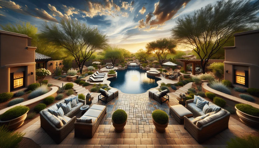 Reference image accompanying Best Pool Deck Pavers for a Stunning Backyard Oasis
