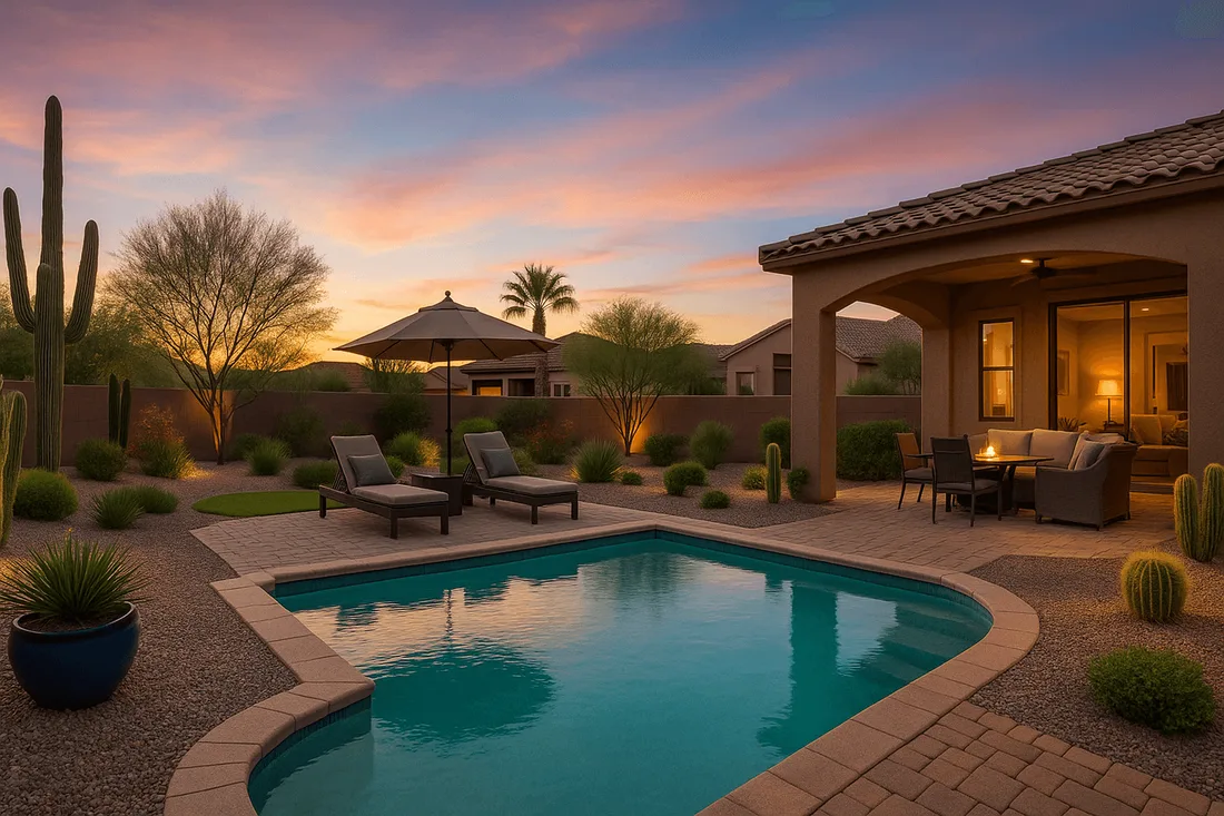 Reference image accompanying Enhance Outdoor Living with Elegant Backyard