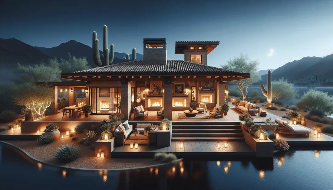 Reference image accompanying Top 10 Outdoor Fireplace Designs for 2023