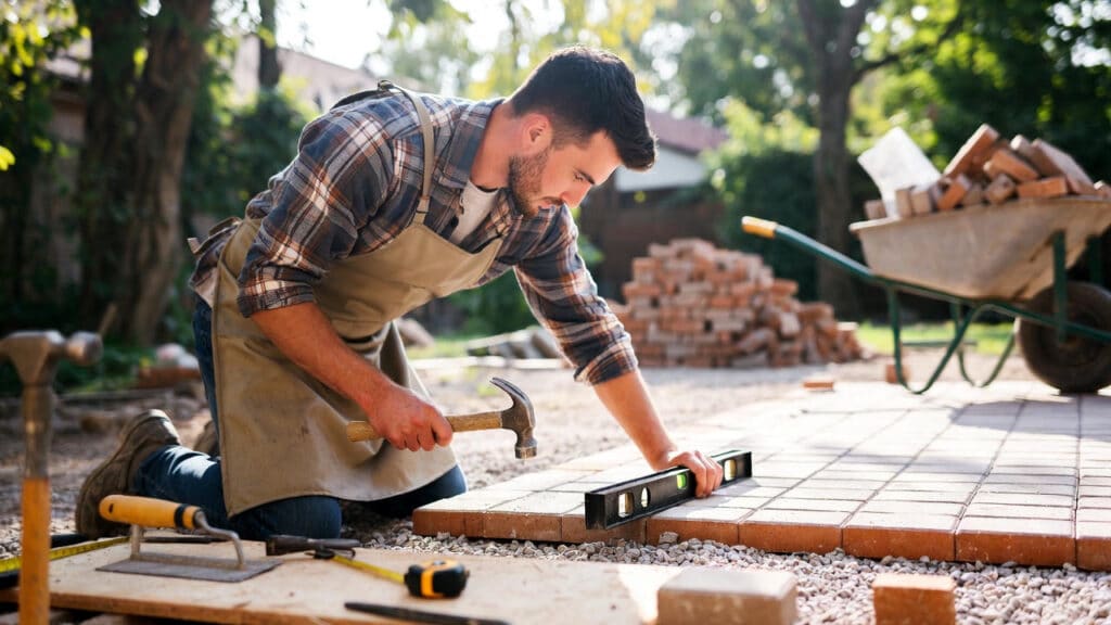 DIY – How to Lay Pavers (Step-by-Step Guide) 4 Step 3 Install the Base Material