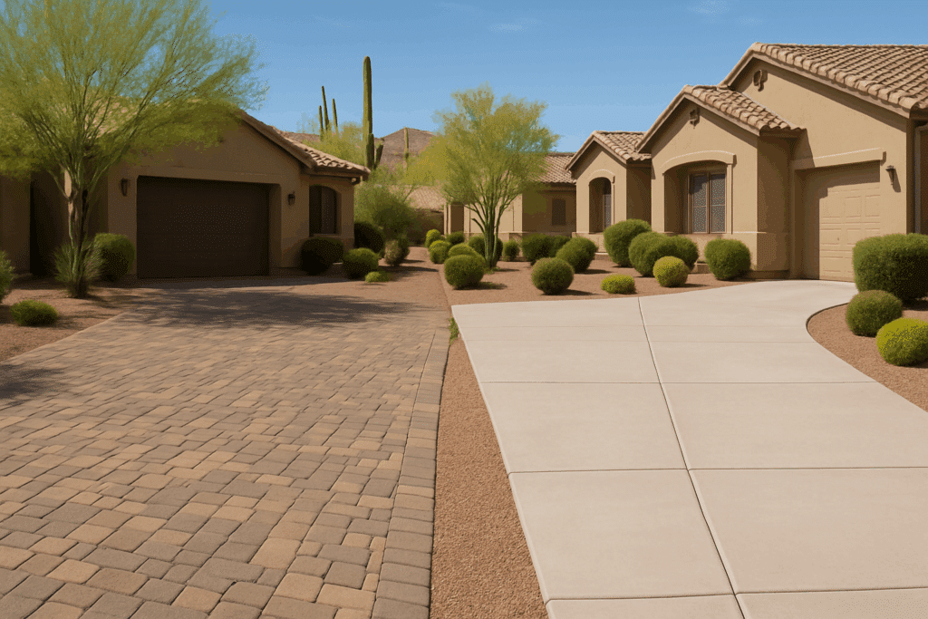 Read more about the article Driveway Pavers vs Concrete: Which is Better?